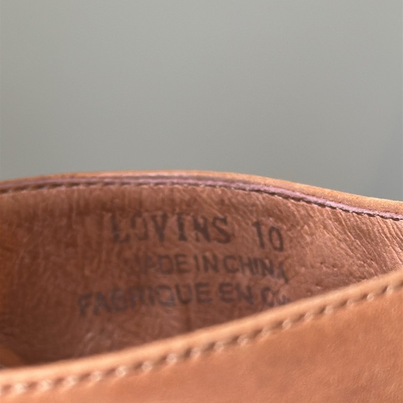 Jeffrey Campbell Lovins Ankle Strap D’Orsay Flats Brown Leather Color Glitter - Picture 11 of 14